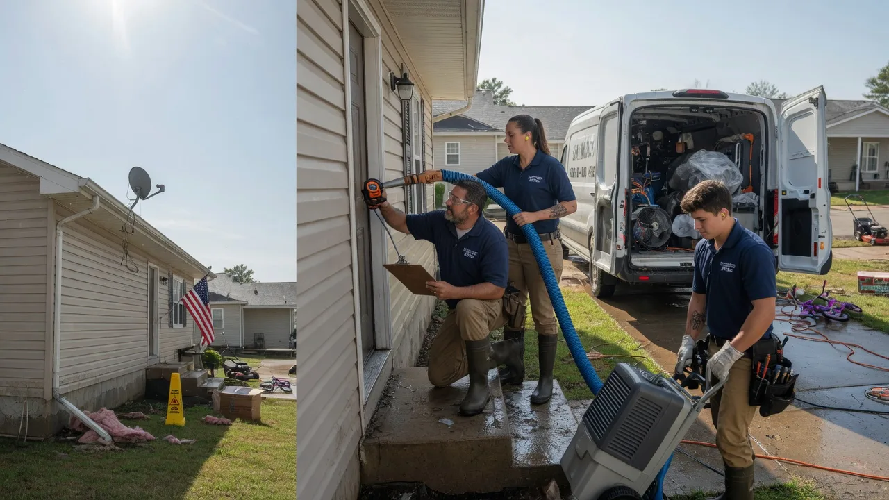 Ceiling Water Damage Restoration in Verona, VA near me